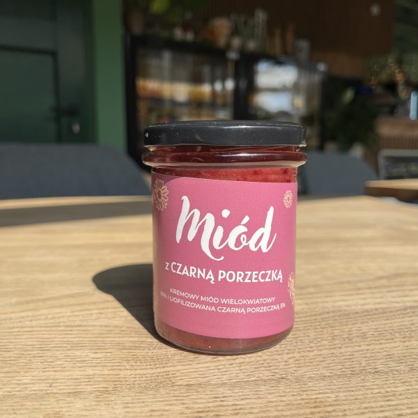 Miód z czarną porzeczką 50g